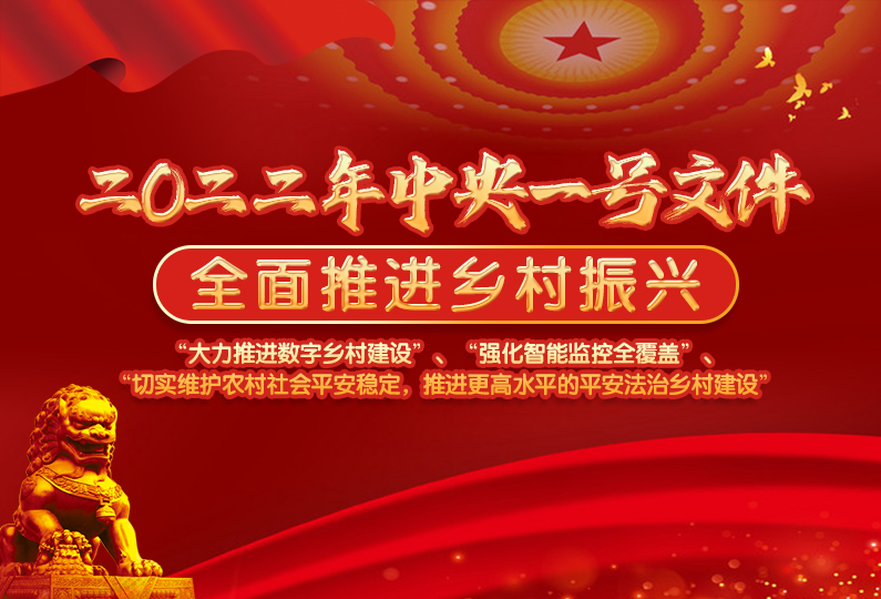 2022年中央一號(hào)文件發(fā)布，智慧安防產(chǎn)業(yè)有哪些“大錢景”？